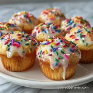 Birthday Cake Mini Muffins: Ready in 27 Minutes