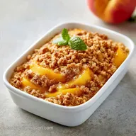Brown Sugar Peach Crisp in 45 Minutes