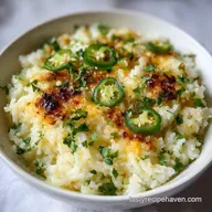 Cheesy Jalapeno Rice Recipe Ready in 30 Min, Fluffy