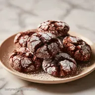 Chewy Chocolate Crinkle Cookies with Fudgy Centers in 30 Minutes