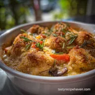 Chicken Casserole: Creamy & Buttery Cracker Topped