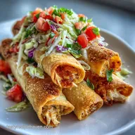 Baked Cream Cheese Chicken Taquitos: Crispy Baked