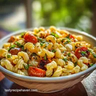 Vegetarian Potluck Idea with Creamy Pasta Salad - Velvety & Tangy