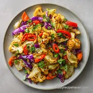 Cabbage Stir Fry for 4 Servings