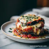 Eggplant Parmesan: Baked with Panko Crust