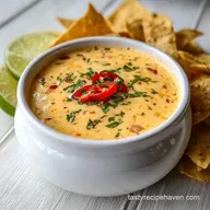 Crock Pot Queso Dip with Rotel for 16 Servings