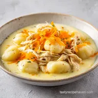 Crockpot Chicken Gnocchi Soup: Creamy