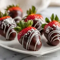 Chocolate Covered Strawberries Recipe for 24 Servings