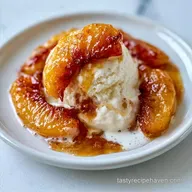 Easy Sauteed Peaches Ice Cream in 15 Min