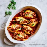 Stuffed Shells With Ground Beef for 10