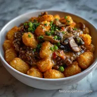 Tim Walz Hot Dish: Scratch Beef Mushroom Casserole