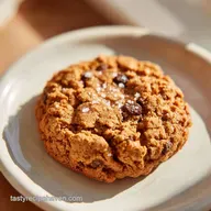 Flourless Peanut Butter Oatmeal Chocolate Chip Cookies: 20 Min