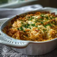 French Onion Chicken Orzo with Shattering Crust