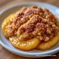 Peach Crisp with Fresh Peaches