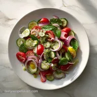 Salad Recipe with Fresh Vegetables: Snappy and Bright
