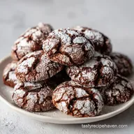 Fudgy Chocolate Crinkle Cookies Recipe: For 24 Servings