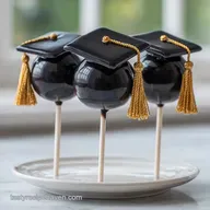 Graduation Cap Cake Pops: Party-Ready