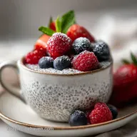 Healthy Chia Pudding Recipe with Oats - Overnight Prep