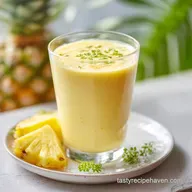 Pineapple Smoothie with Coconut Milk in 5 Minutes