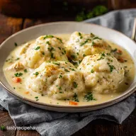 Chicken and Dumplings Recipe for 6 Servings