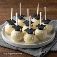 Homemade Grad Cake Pops: Party-Ready