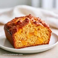 Homemade Peach Bread with Fresh Peaches