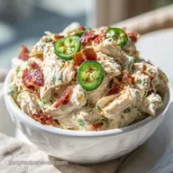 Jalapeno Popper Keto Chicken Salad