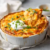 Keto Buffalo Chicken Dip Recipe: Creamy Appetizer for 8 Servings