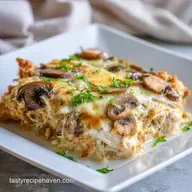 Keto Chicken Mushroom Casserole: Creamy Baked Dinner in 30 Minutes