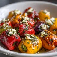 Mouthwatering Mediterranean Stuffed Mini Peppers with Feta and Herbs in 25 Minutes