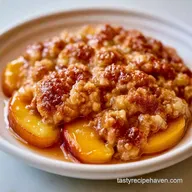 Melted Butter Peach Dessert for 8