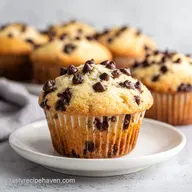 Mini Chocolate Chip Muffins: Buttery and Soft