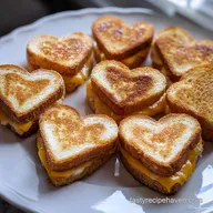 Mini Grilled Cheese Hearts for 10 People