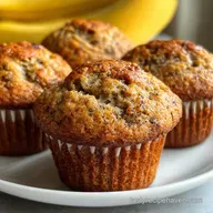 Mini Banana Muffins with Greek Yogurt