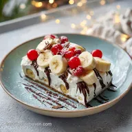 No Bake Banana Split Cake Dessert: Creamy Layered Treat