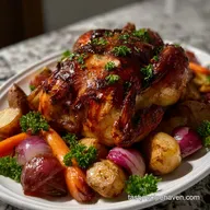 Winter Dinner Recipe with Roasted Chicken