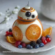 Orange BB8 Fruit Platter for 10 Servings