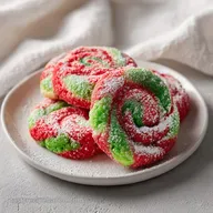 Peppermint Swirl Cookies: Velvet Center