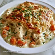 Puff Pastry Chicken Pot Pie in 55 Minutes