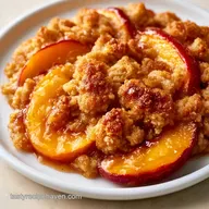 Peach Crisp with Oats for 6 Servings