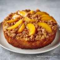 Quick Peach Dump Cake for 12 Servings