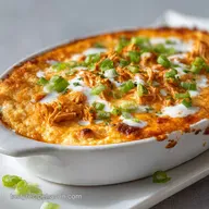 Simple Buffalo Chicken Dip with Ranch and Shredded Chicken in 30 Minutes