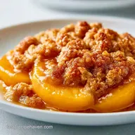 Simple Oatmeal Peach Crisp for 8 Servings