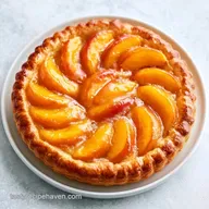 Peach Tart with Puff Pastry