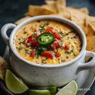 Slow Cooker Queso Dip for 12 Servings