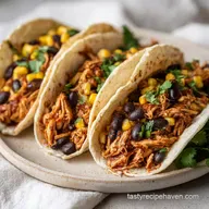 Southwest Crockpot Chicken Tacos: Tender