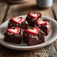 Super Cute Valentines Dessert with Strawberry Hearts in 40 Minutes