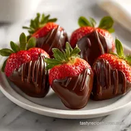 Chocolate Covered Strawberry Heart Recipe