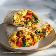 Vegan Breakfast Burrito Recipe for 4 Servings