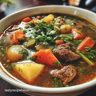 Vegetable Beef Soup: Slow Cooker Recipe